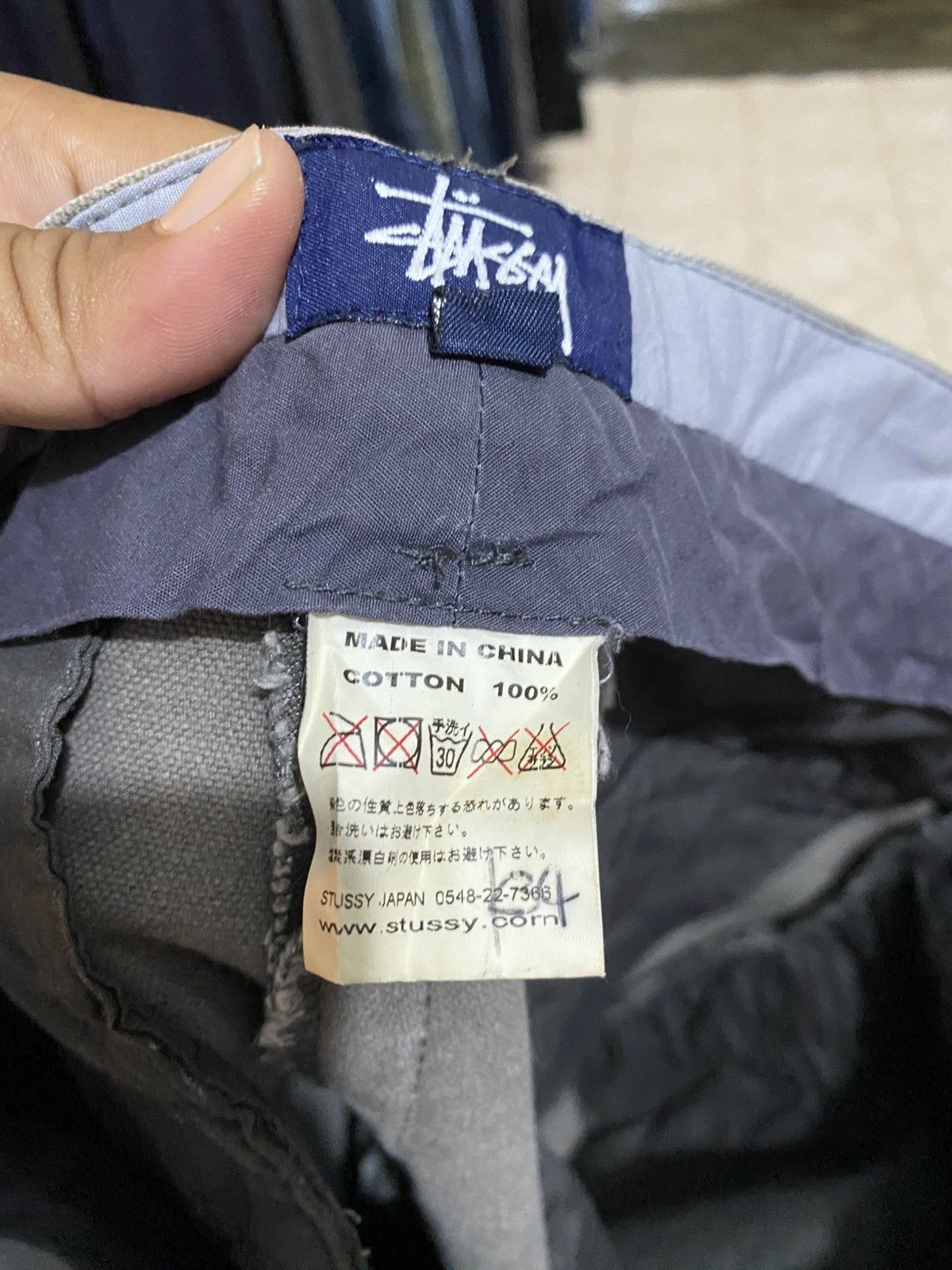 Stussy Vintage denim pants stussy Size US 33 - 4 Thumbnail