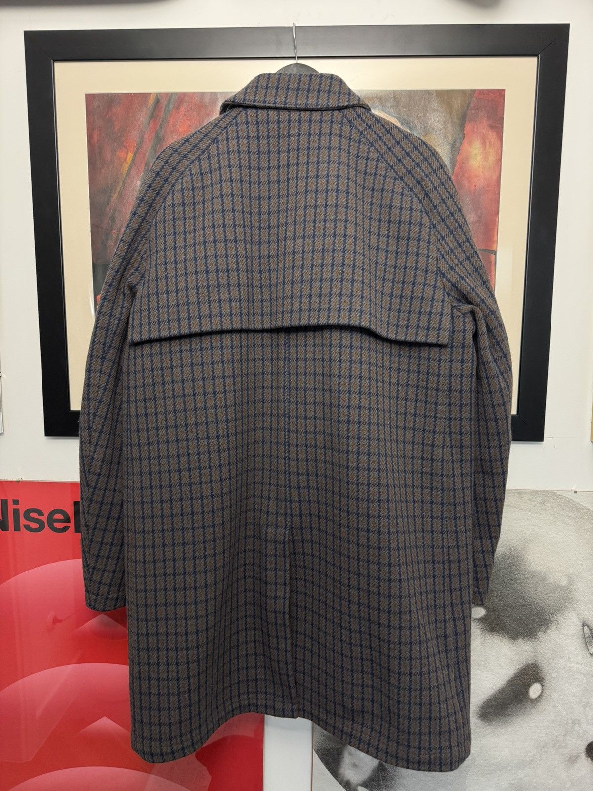 Acne Studios Acne Studios PAW17 Marc Check Heavy Wool Coat Jacket Rare Size US M / EU 48-50 / 2 - 3 Thumbnail