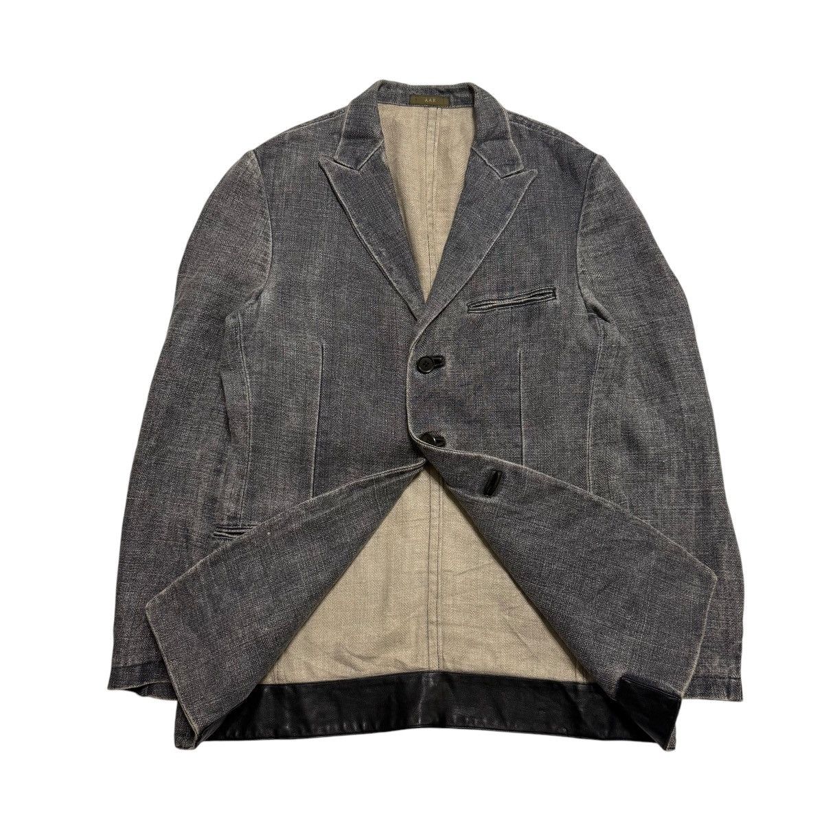 Yohji Yamamoto Yohji Yamamoto AAR Denim Casual Jacket Size US M / EU 48-50 / 2 - 4 Thumbnail