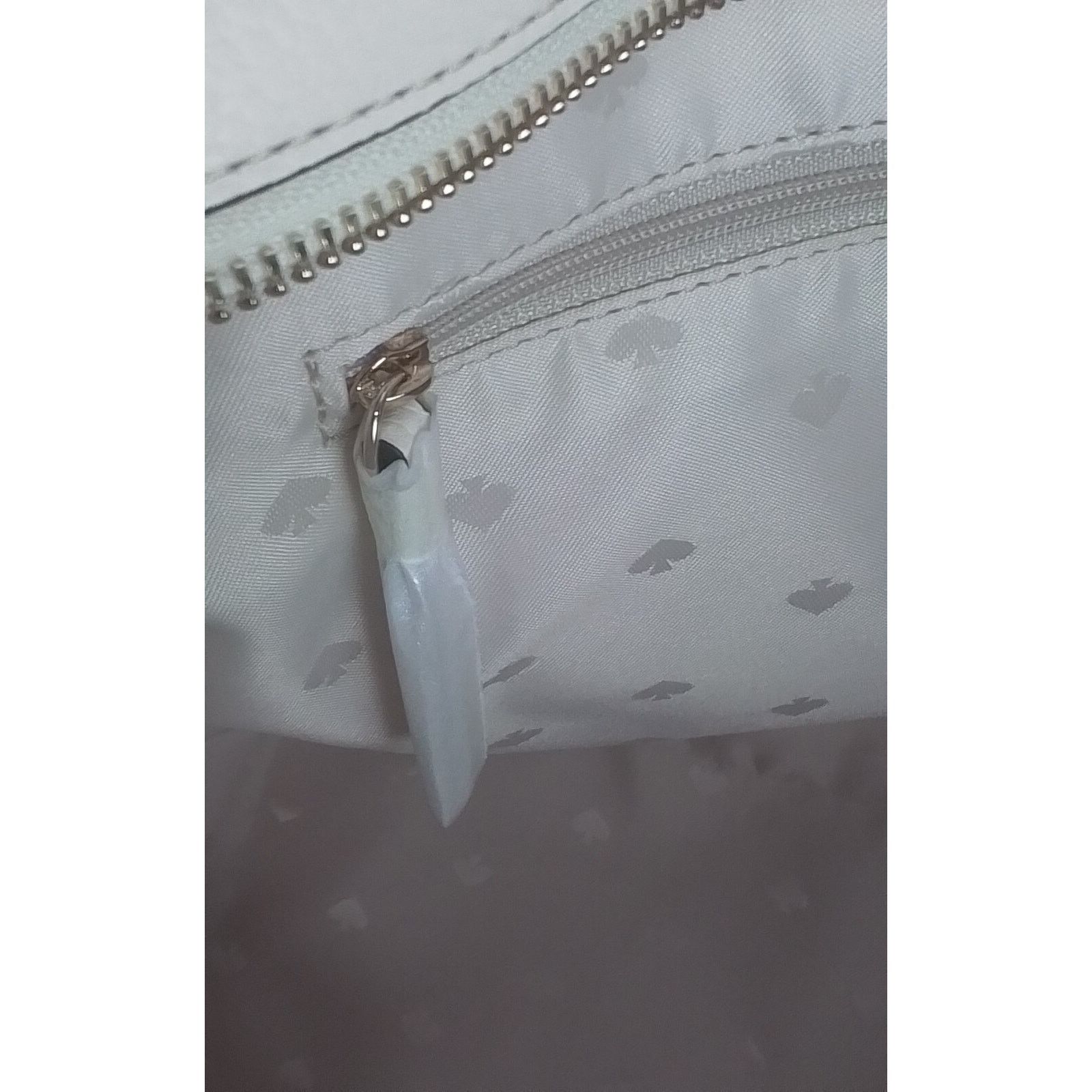 Kate Spade Kate Spade Leather Handbag Medium Top Zip Tote Parchment NWT Size ONE SIZE - 14 Thumbnail
