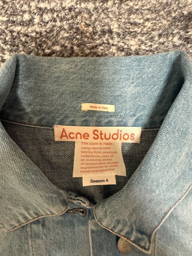 Acne Studios Acne studios Color matching denim jacket 2502-Nextarrow Size US XXS / EU 40 - 3 Thumbnail