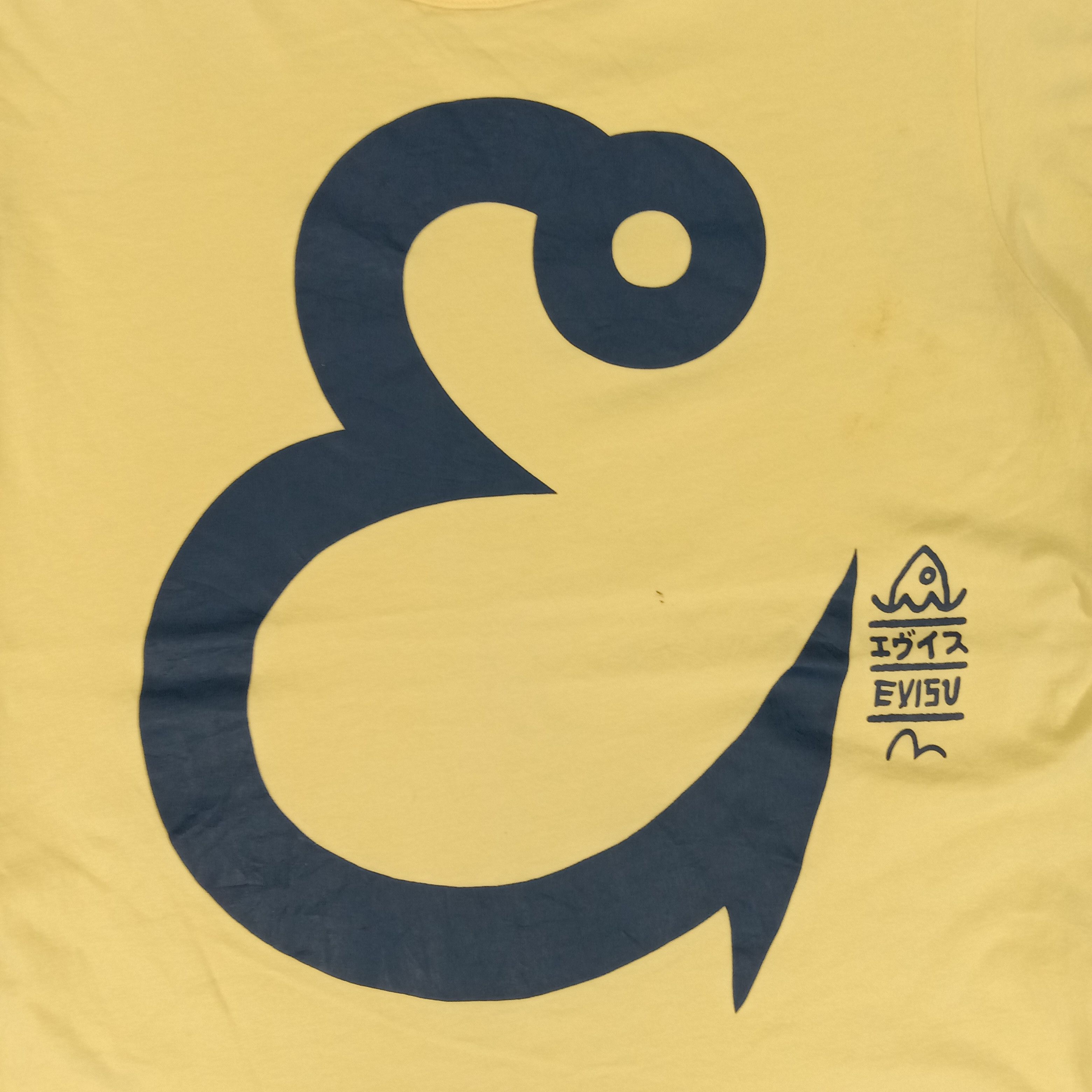 Evisu Japanese Brand Big Logo Tshirt