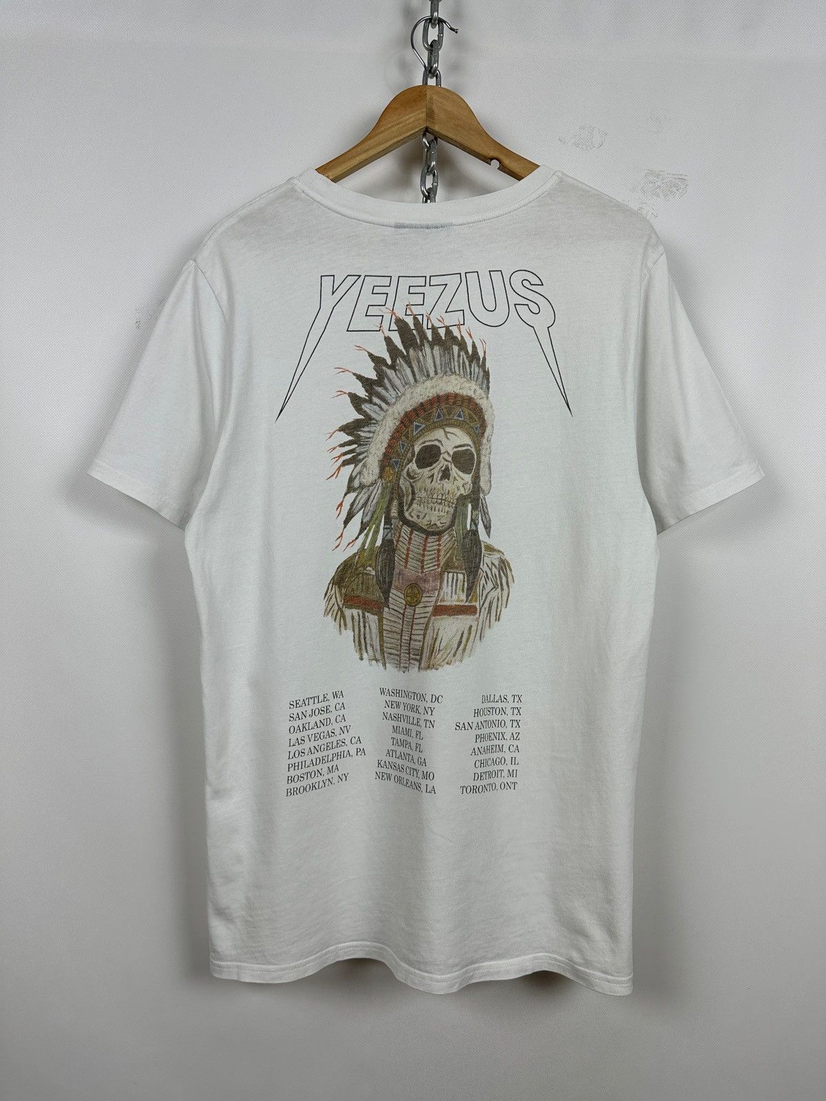 Band Tees 2013 Yeezus Kanye West Tour T-Shirt Size US L / EU 52-54 / 3 - 2 Thumbnail