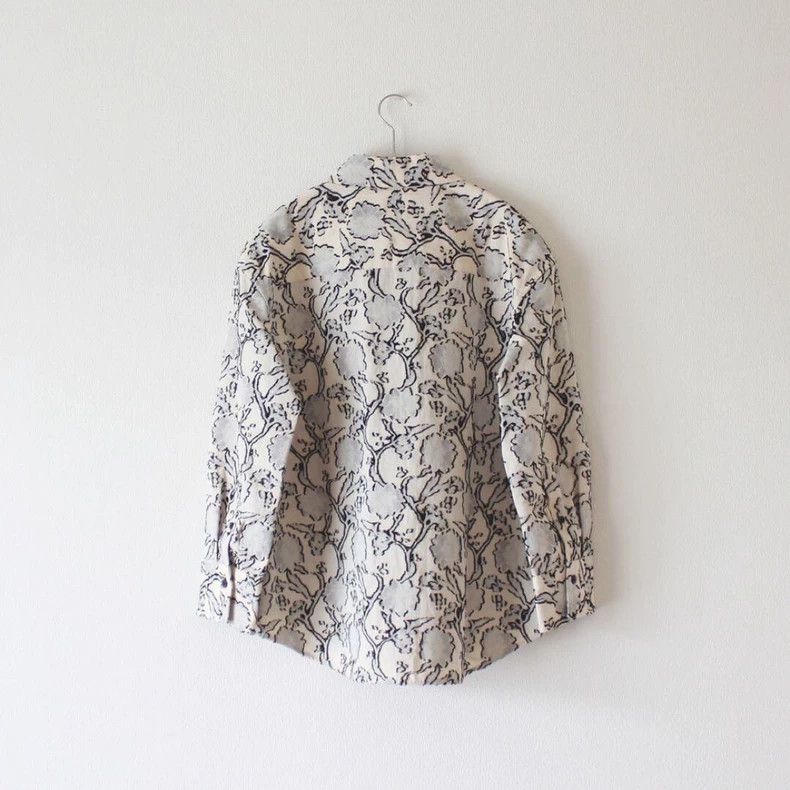 Jil Sander Jil Sander Cotton blend embossed shirt top Size 4XL / US 24-26 - 5 Thumbnail