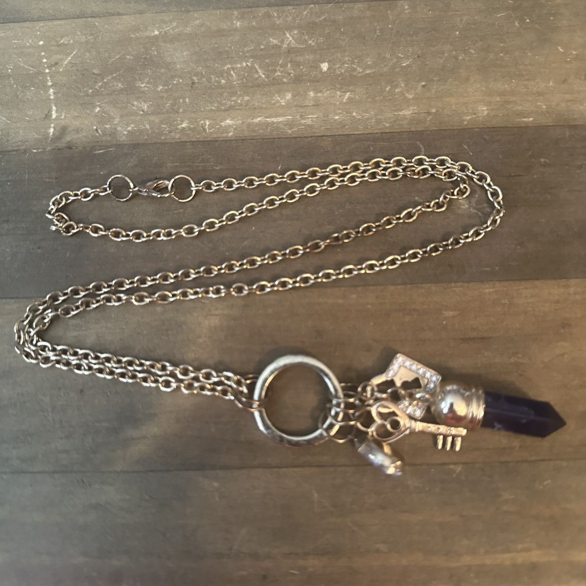 Other Gold tone charm pendant necklace Size ONE SIZE - 3 Thumbnail