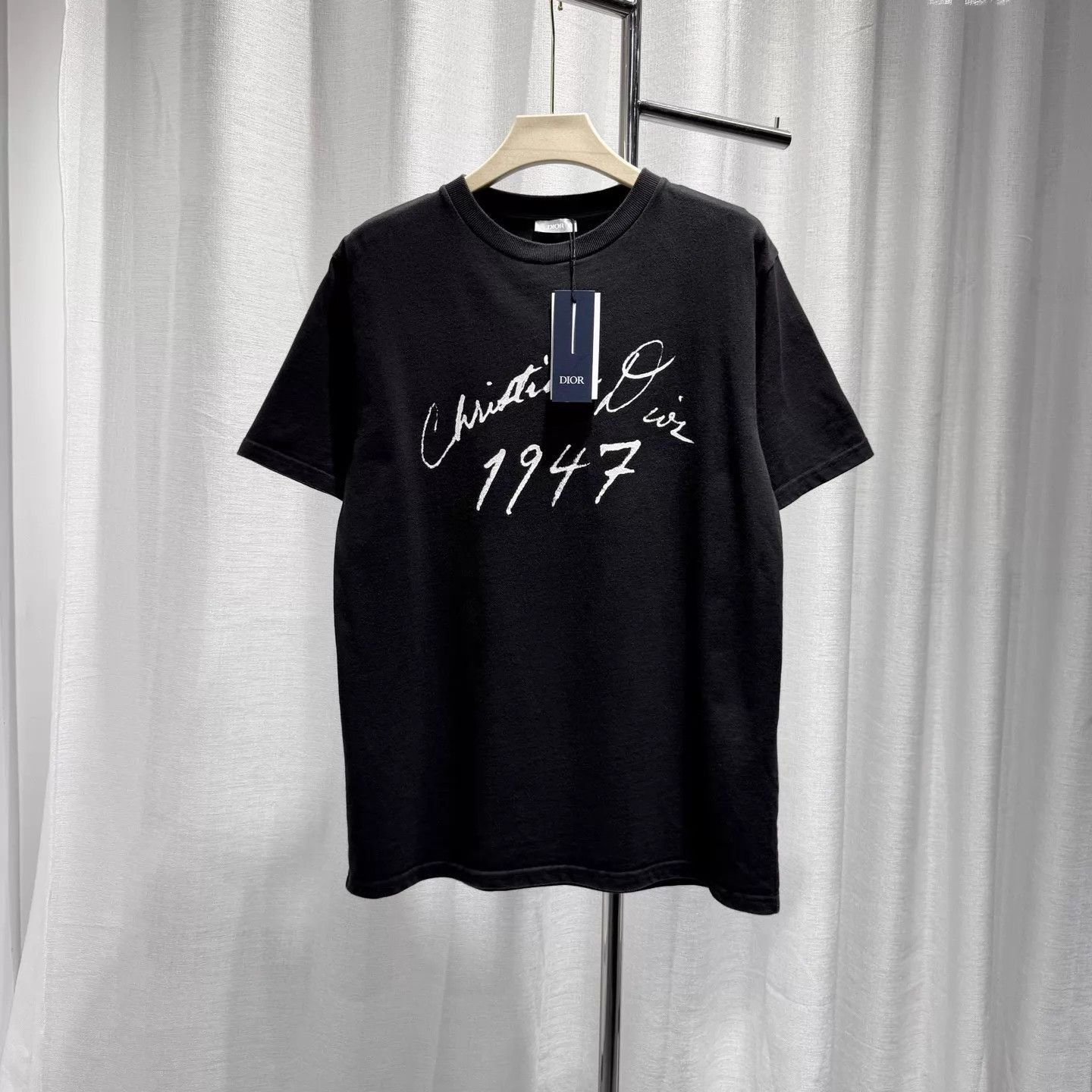 Dior Black Short Sleeve Graphic Print T-Shirt Size US L / EU 52-54 / 3 - 1 Thumbnail