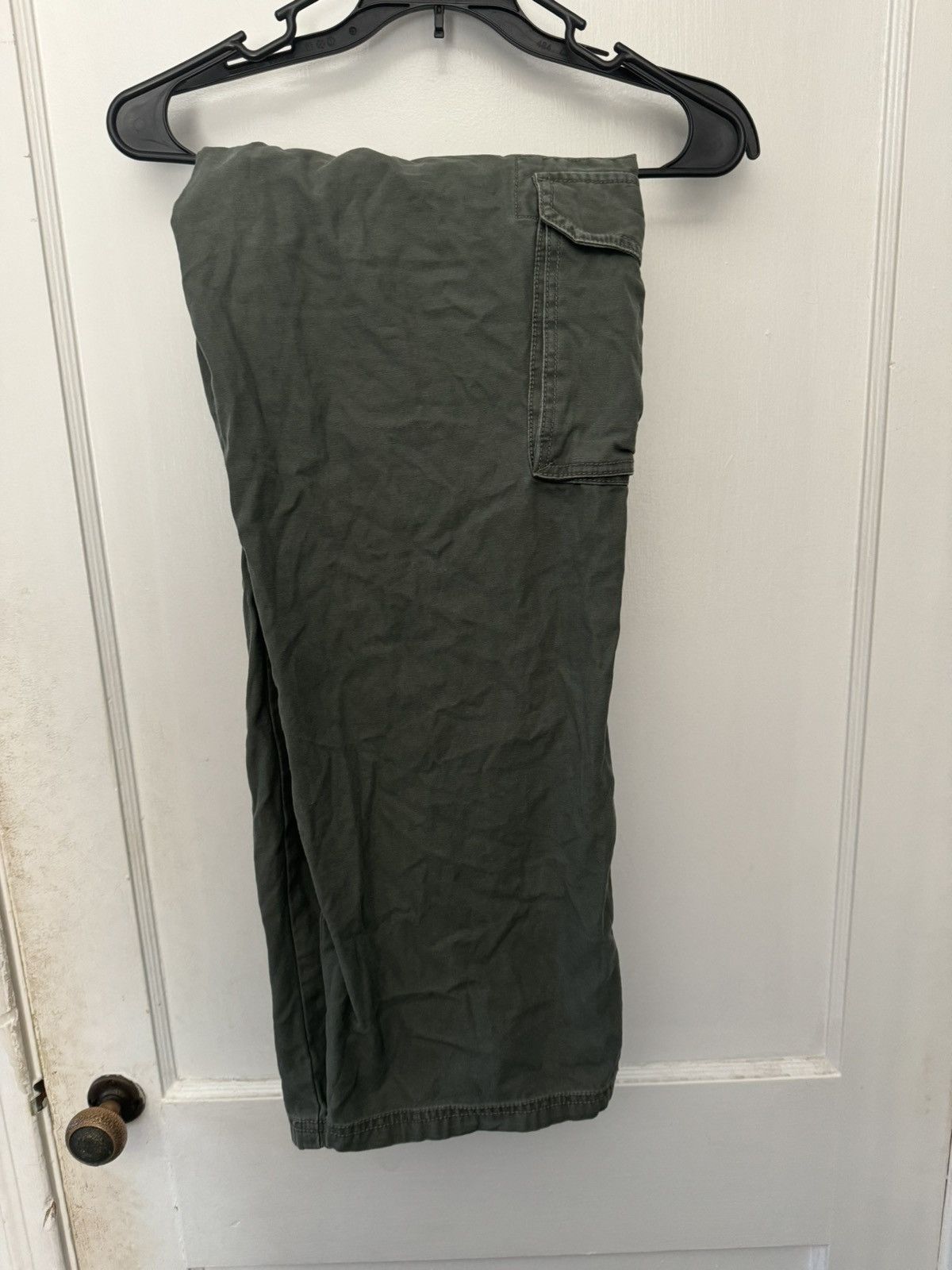 Vintage Navy Green baggy fit cargos 34/29 Size US 30 / EU 46 - 1 Thumbnail
