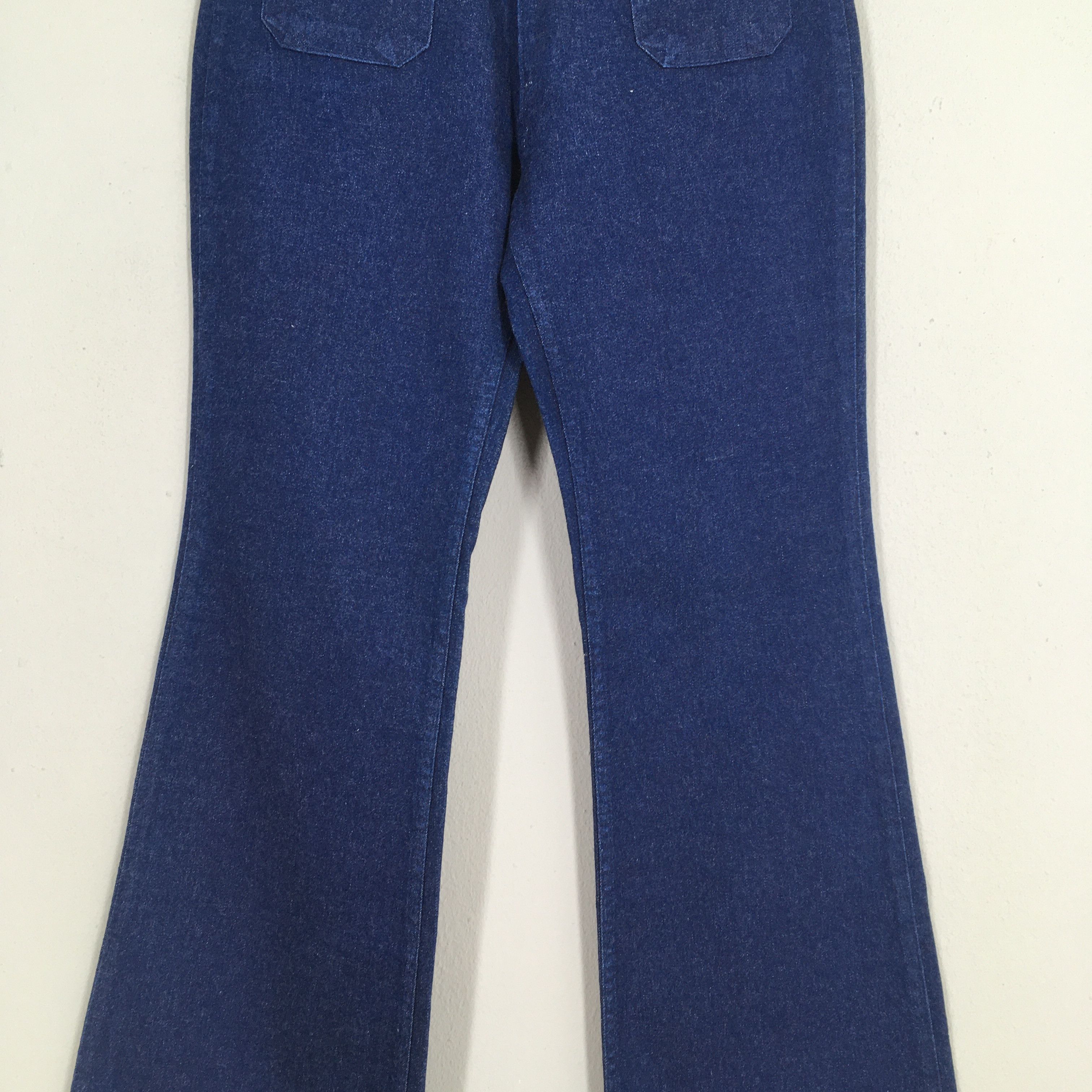 Size 26x29.5 Vintage Big Gutu Blue Flared Bootcut Jeans