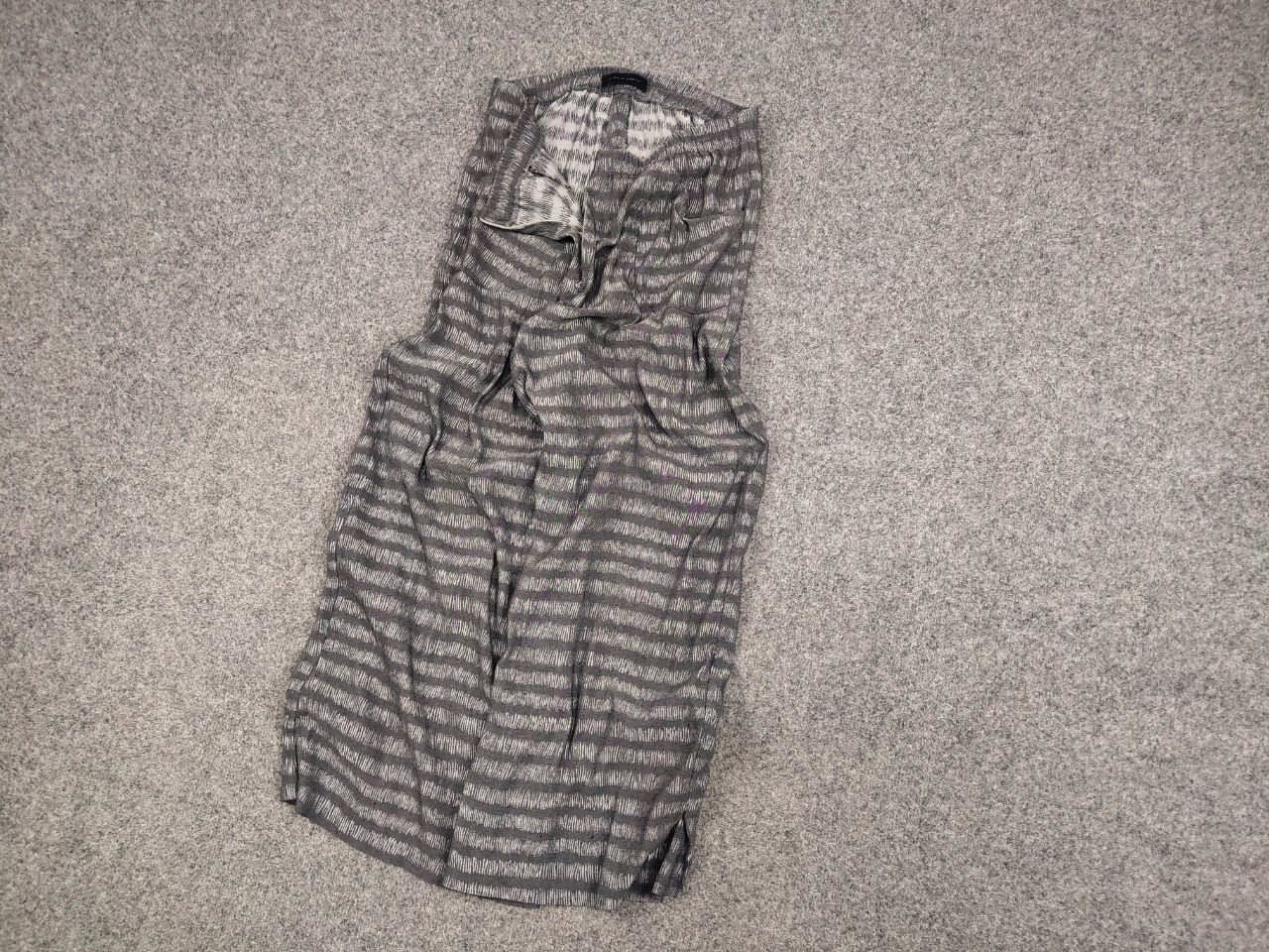 Other Gudrun Grenz Design Gray Patern cropped wide leg capri Pants Size 36" / US 14 / IT 50 - 3 Thumbnail