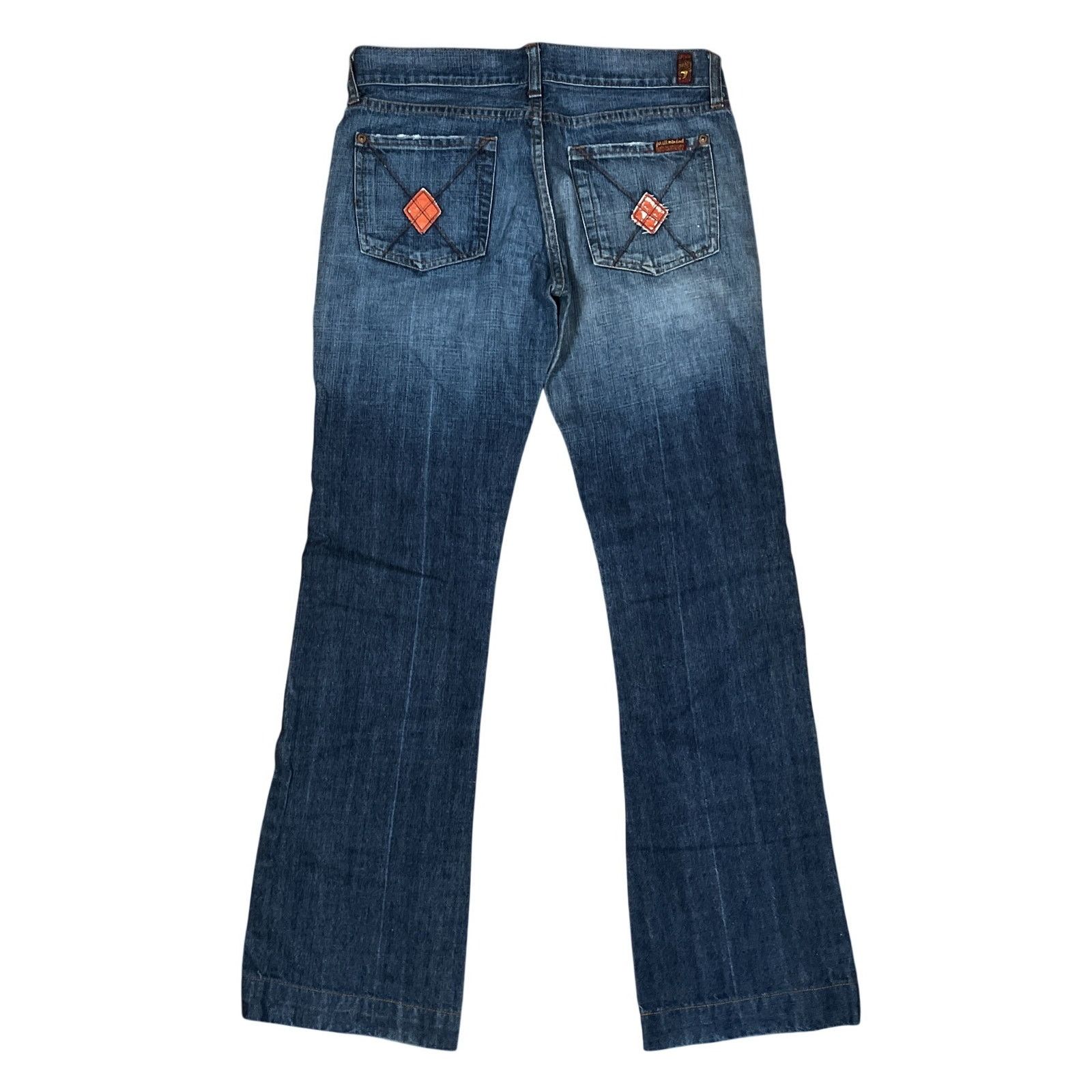 7 For All Mankind 7 For All Mankind Jeans Womens 29x31 Dojo Flare Low Rise USA Size 29" - 1 Thumbnail