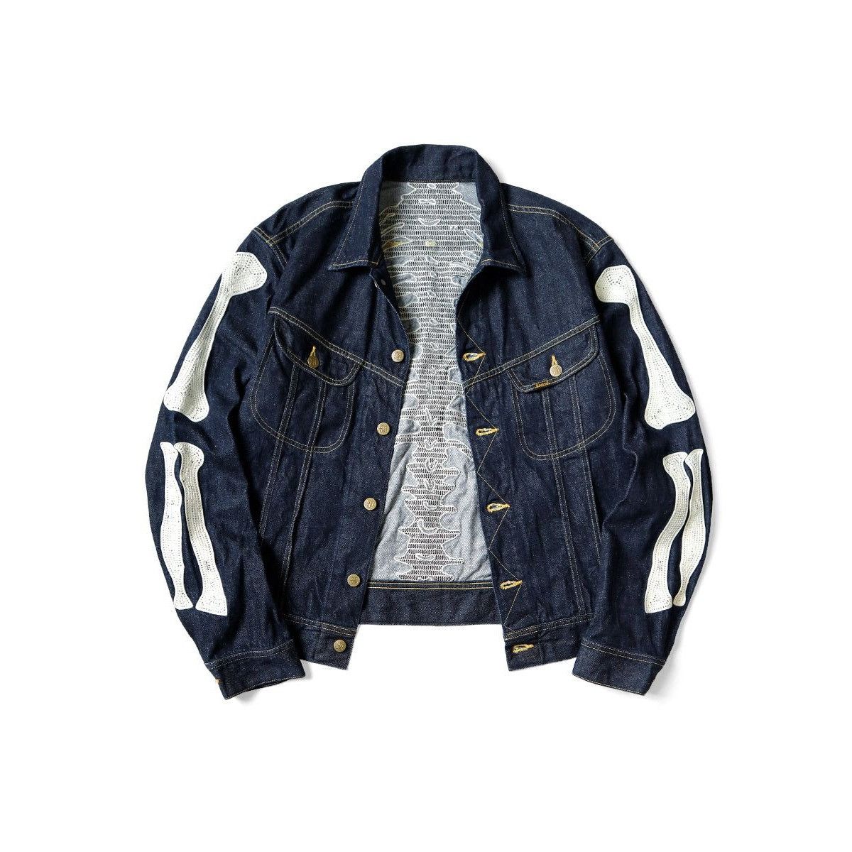 Kapital Kapital Denim bone Mexican Tuxedo Westerner Jacket 46 Size US S / EU 44-46 / 1 - 3 Thumbnail