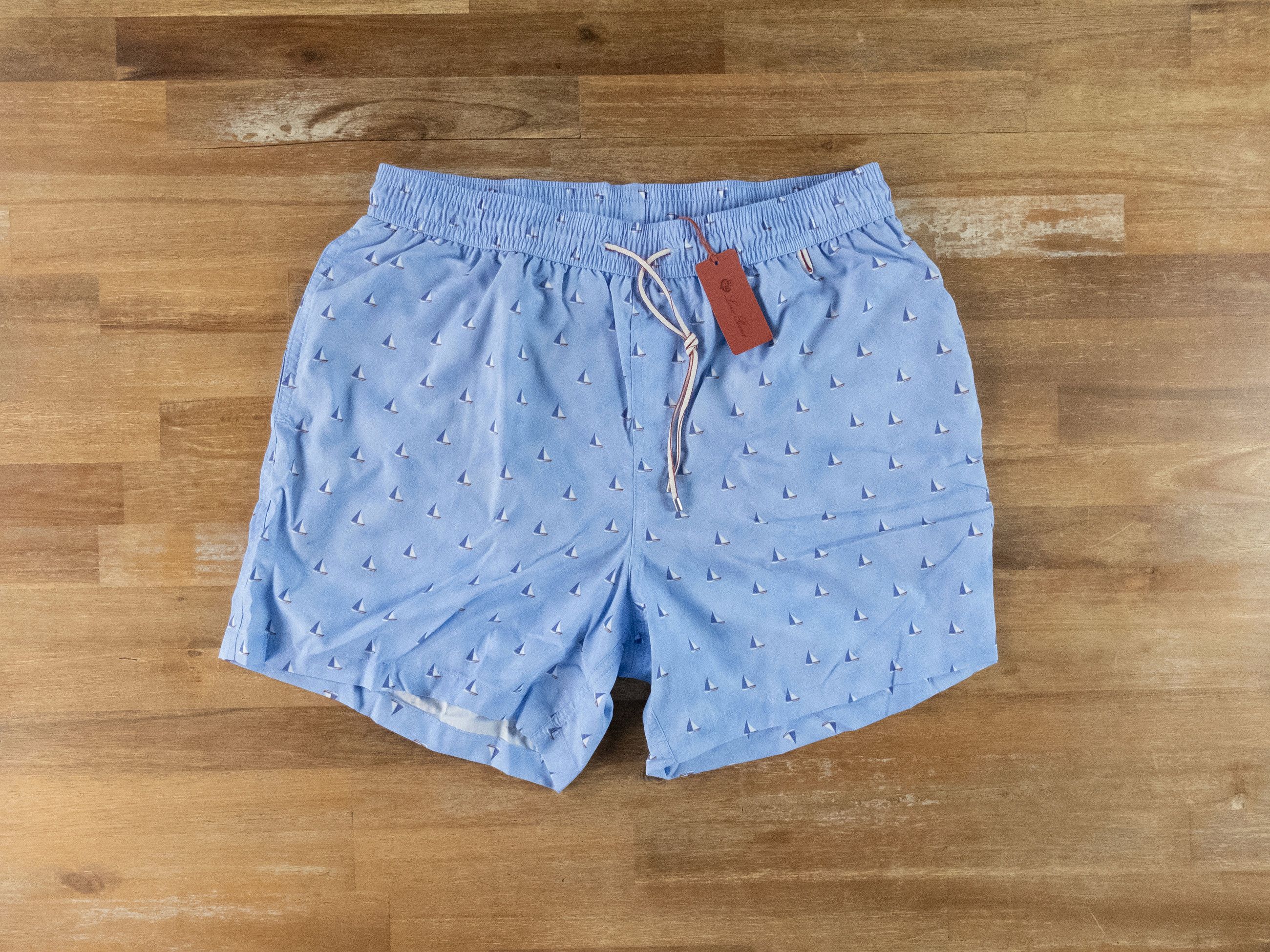 Loro Piana LORO PIANA blue Bay Toys sail print swim shorts Medium Size US 32 / EU 48 - 1 Thumbnail