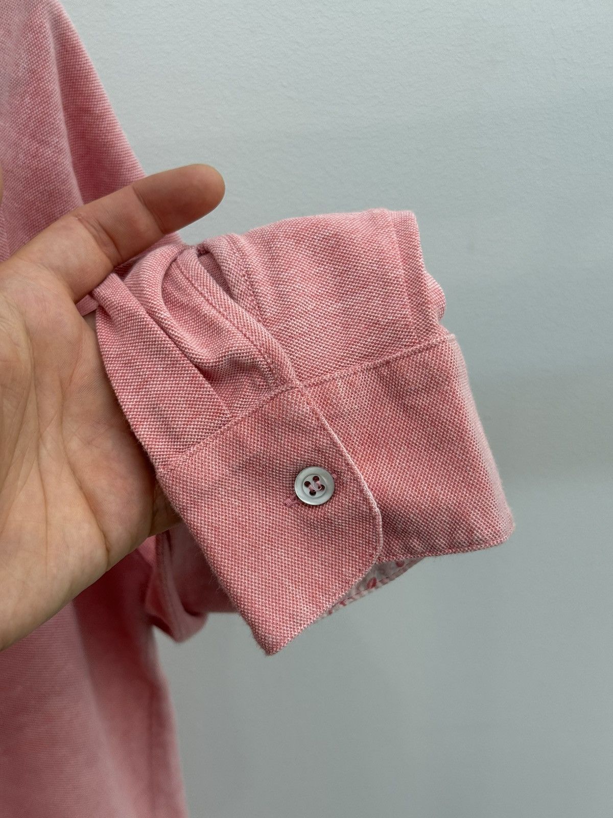 Ermenegildo Zegna Ermenegildo Zegna Long Sleeve Cotton Polo Shirt Size US M / EU 48-50 / 2 - 6 Thumbnail
