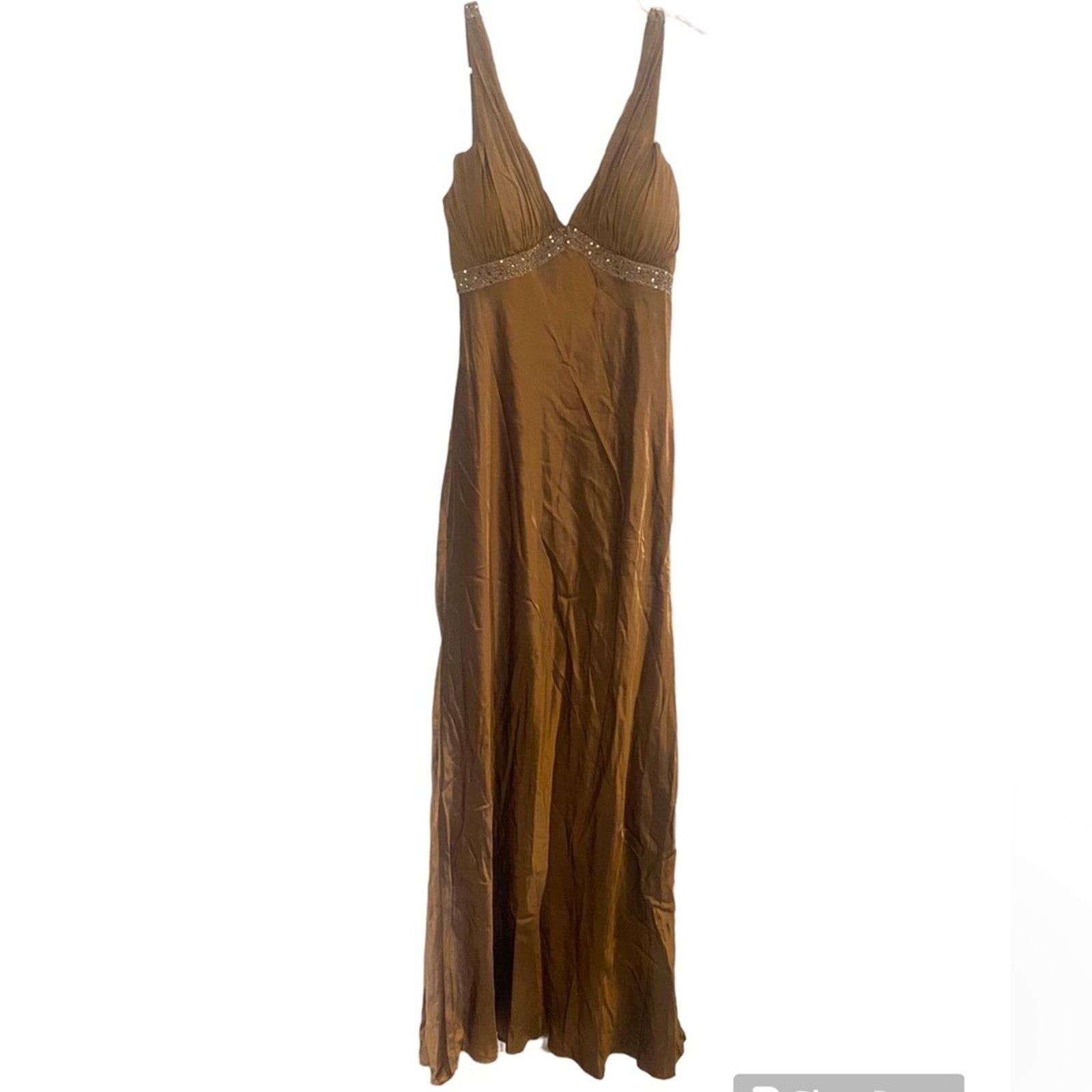 Adrianna Papell Adrianna Papell Evening Gown 100% silk dress embellished 6 Size M / US 6-8 / IT 42-44 - 1 Thumbnail