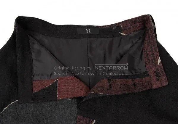 Yohji Yamamoto Yohji Yamamoto size 1 Dictionary Wool Front Button Half Ski Size 23" - 4 Thumbnail