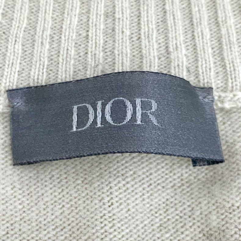 Dior Dior 25 beige logo label printed wool round-neck long-sleev Size US L / EU 52-54 / 3 - 5 Thumbnail