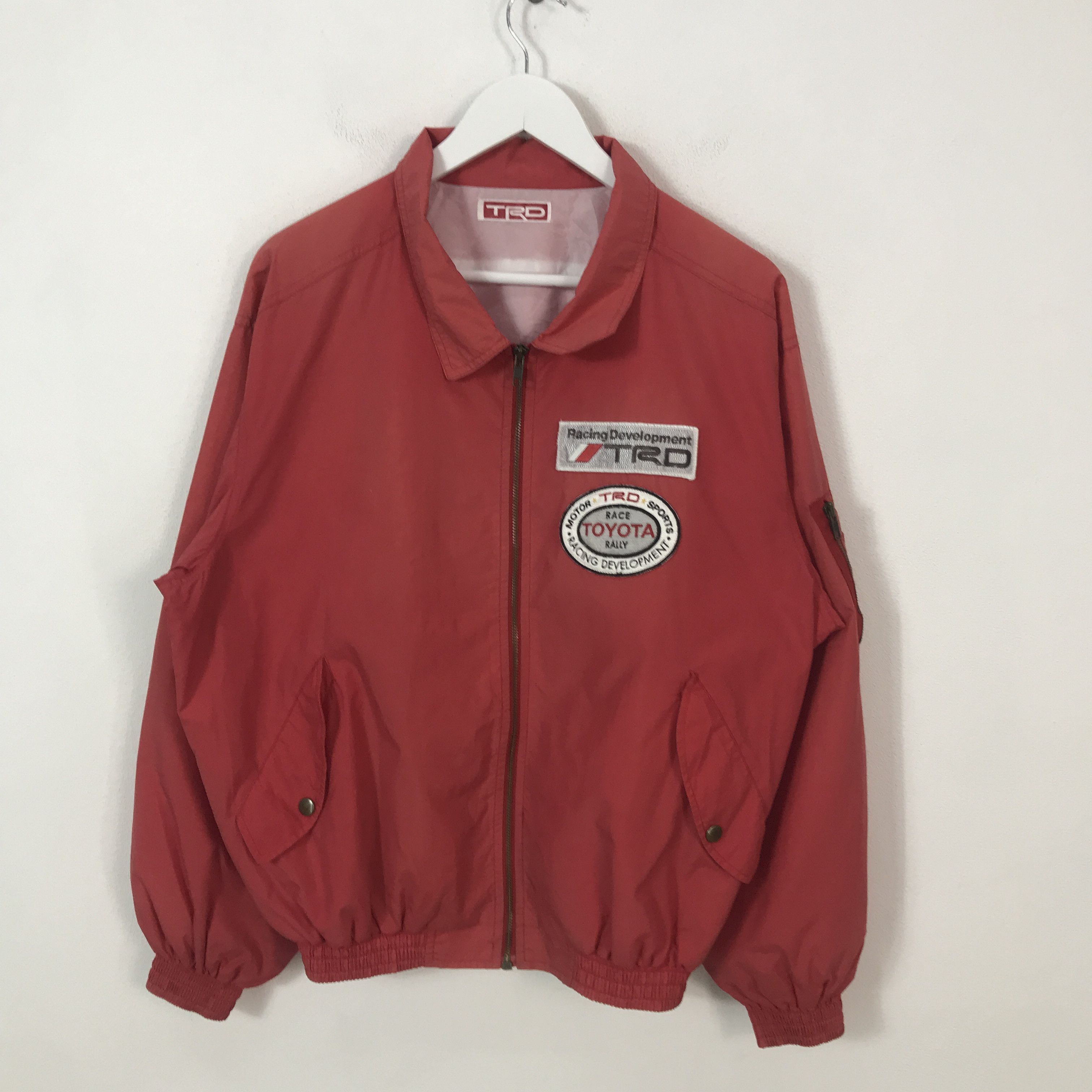 Japanese Brand Vtg 90s Toyota TRD Motorsport Racing jacket K69B14 Size US L / EU 52-54 / 3 - 3 Thumbnail