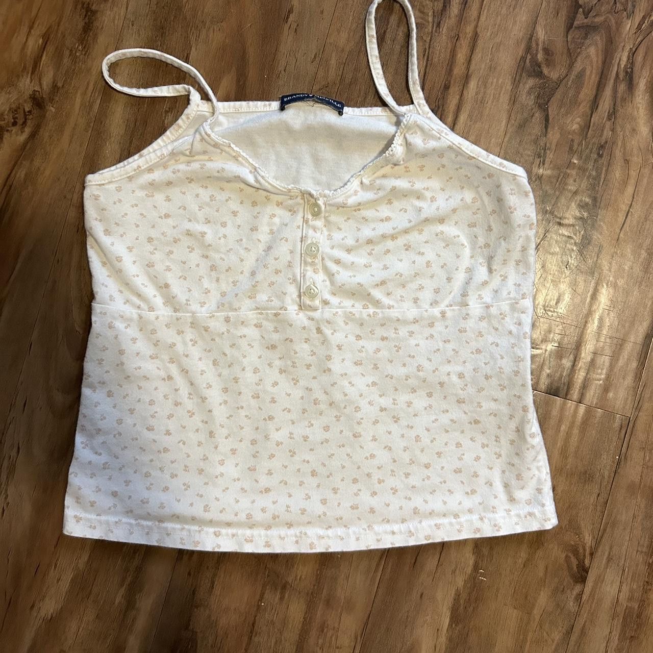 Brandy Melville Brandy Melville Cream Camisole Tank Top Size ONE SIZE - 1 Thumbnail