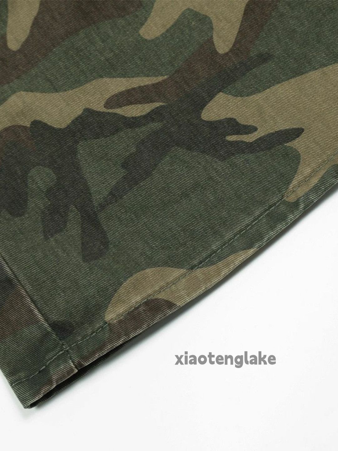 Designer × Japanese Brand × Vintage washed faded zipper utility camo cargo flared pants Size US 32 / EU 48 - 2 Thumbnail