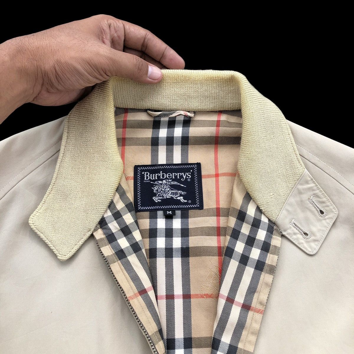 Burberry Vintage Burberrys Prorsum Lined Novacheck Bomber Jacket Size US M / EU 48-50 / 2 - 13 Thumbnail
