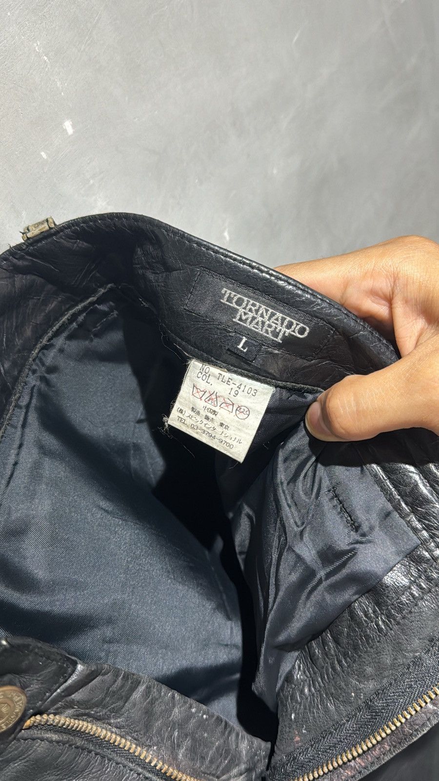 2000s Tornado Mart Japan Flared Crocodile Leather Pants