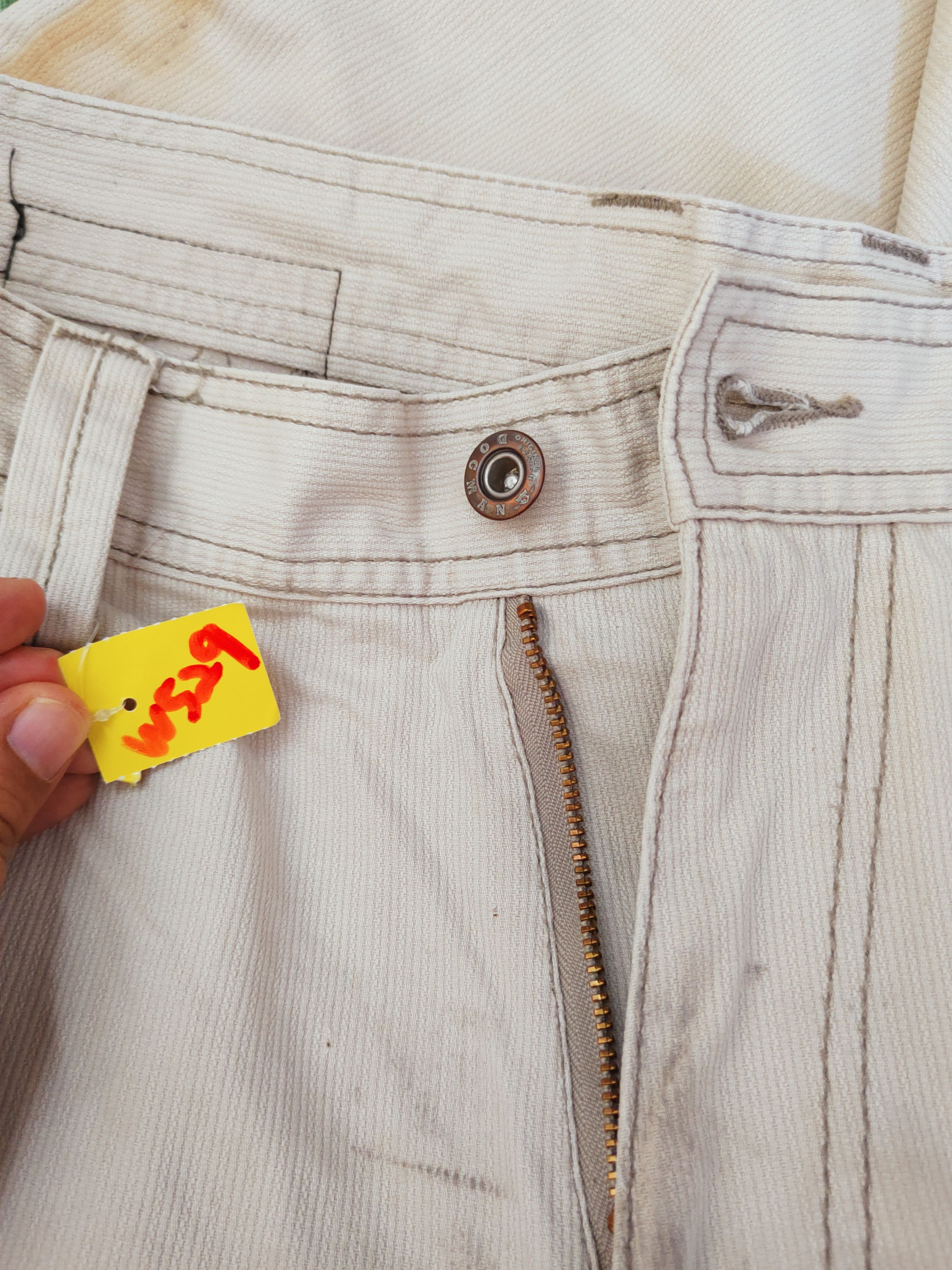 Japanese Brand Dogman Cream Multipocket Tactical Cargo Pants #W529 Size US 36 / EU 52 - 17 Thumbnail