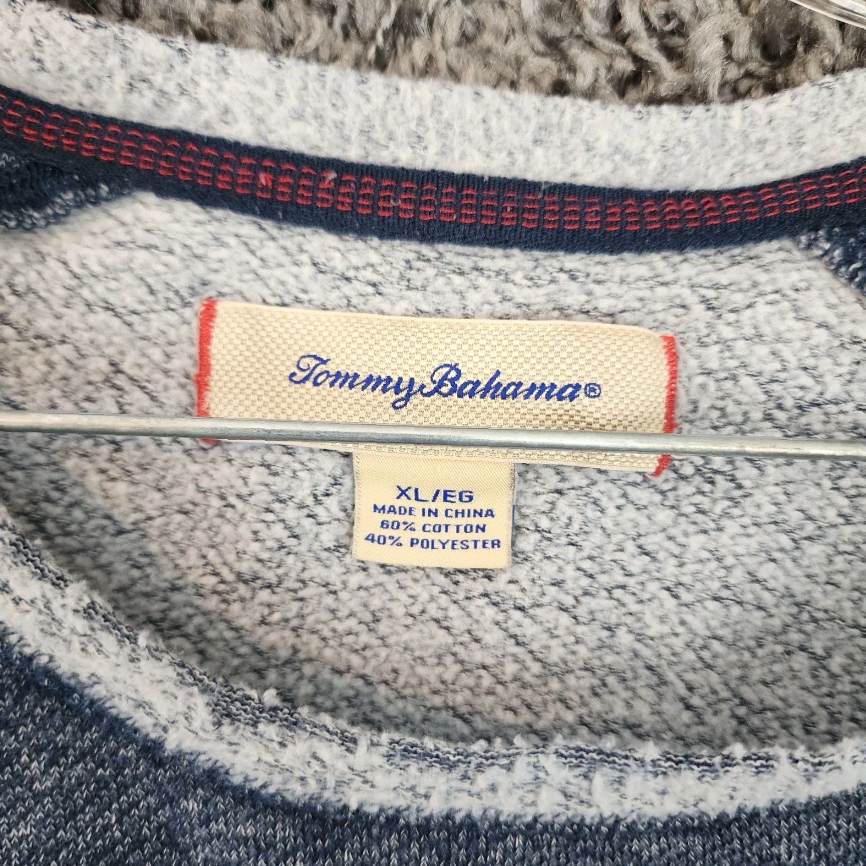Tommy Bahama Tommy Bahama Sweater Mens XL Blue Lightweight Pullover Size US XL / EU 56 / 4 - 4 Thumbnail