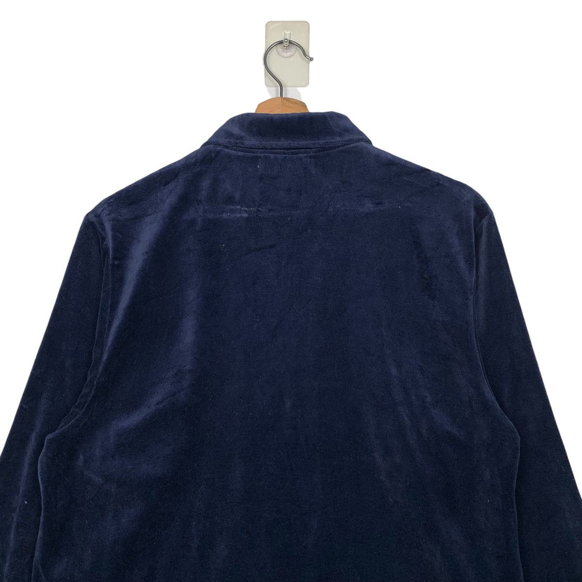 Gianni Valentino GIANNI VALENTINO Half Zip Long Sleeve Velvet Polos #1654-C74 Size US M / EU 48-50 / 2 - 8 Thumbnail