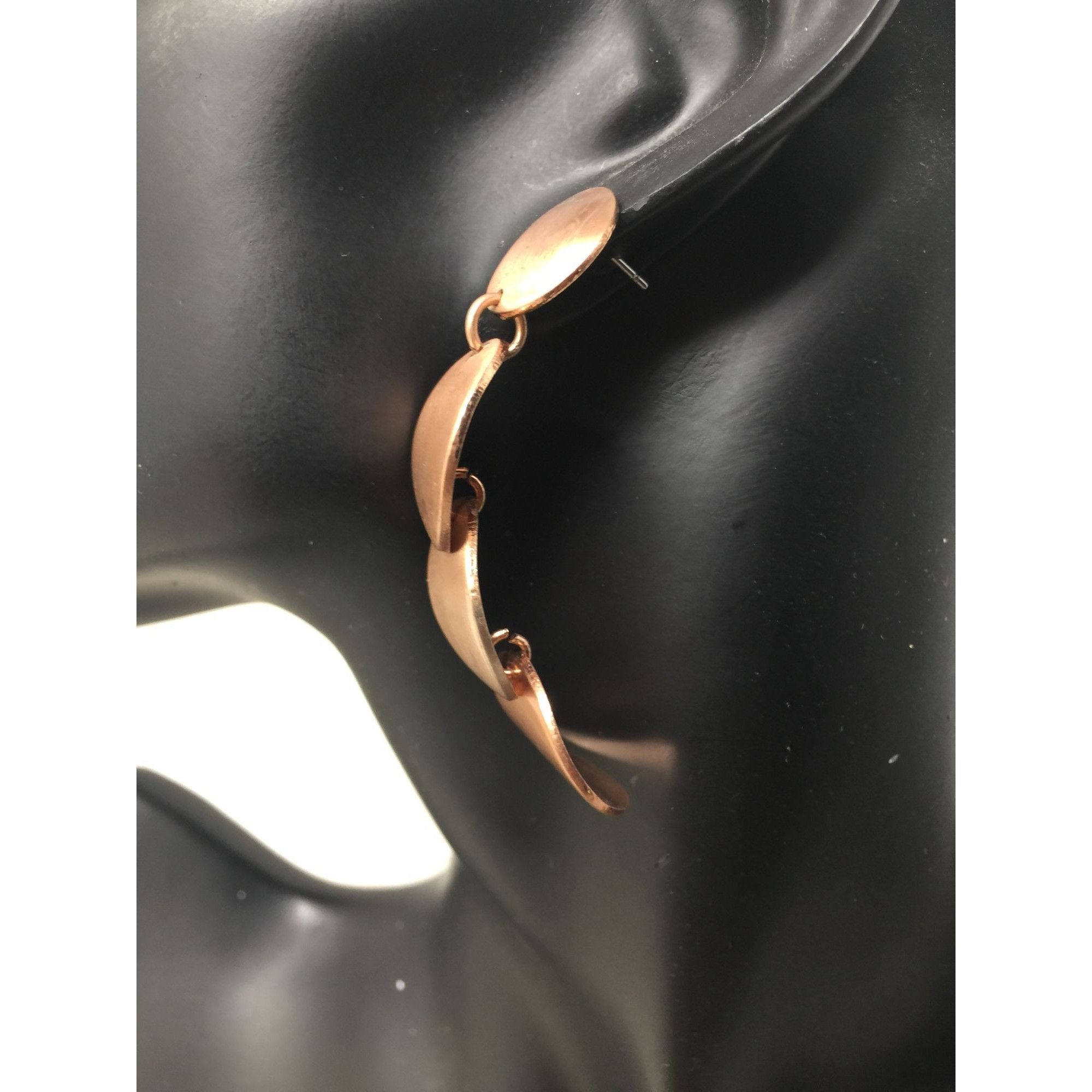 Other Women's Rose Gold Dangle Drop Earrings Size ONE SIZE - 9 Thumbnail