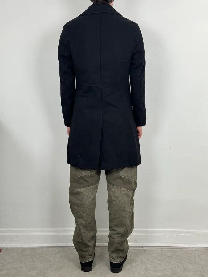 Dolce & Gabbana AW2006 Dolce & Gabbana Black Double-Breasted Buttoned Officer Wool Coat Size US M / EU 48-50 / 2 - 3 Thumbnail