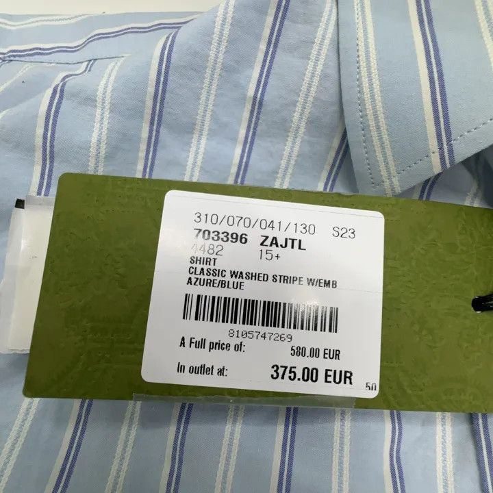 Gucci Gucci Gucci Colorful Striped Long Sleeve Shirt -2506 Size US M / EU 48-50 / 2 - 2 Thumbnail