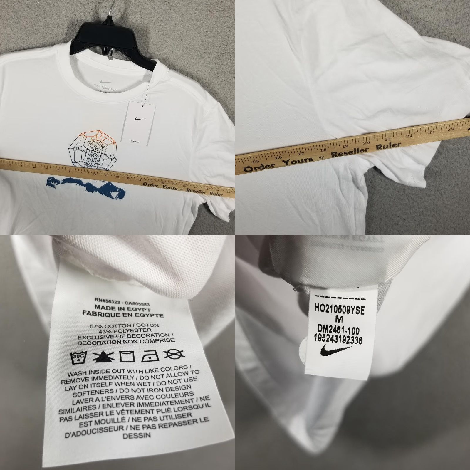 Nike Nike Kyrie Irving Shirt Mens Medium White Basketball Graphic Tee Size US M / EU 48-50 / 2 - 8 Thumbnail