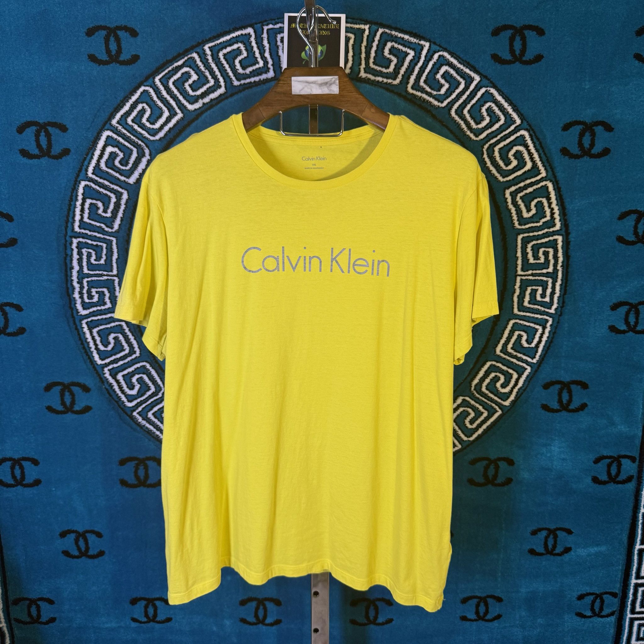 Calvin Klein THE ICONIC CALVIN KLEIN LOGOS SCRIPT SHIRT Size US XXL / EU 58 / 5 - 1 Preview