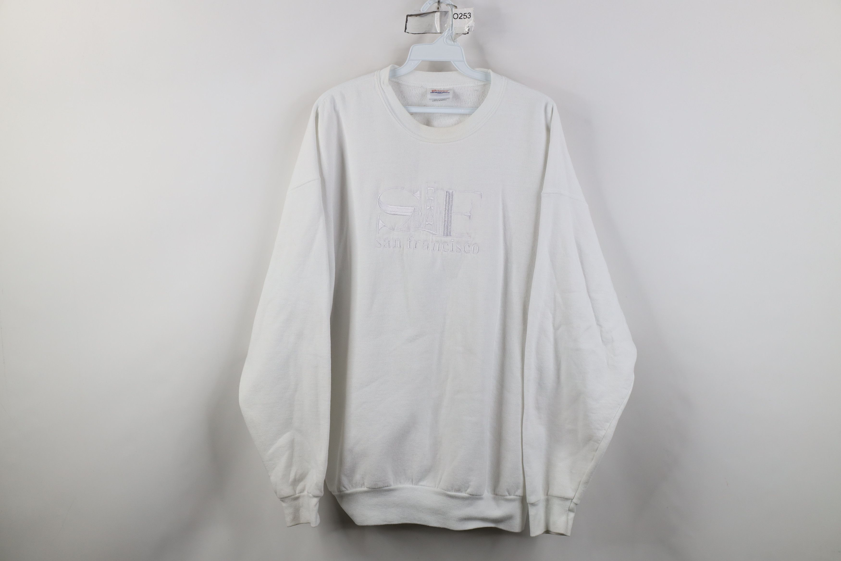 Vintage Vintage 90s Streetwear Francisco California Sweatshirt Size XL / US 12-14 / IT 48-50 - 1 Thumbnail