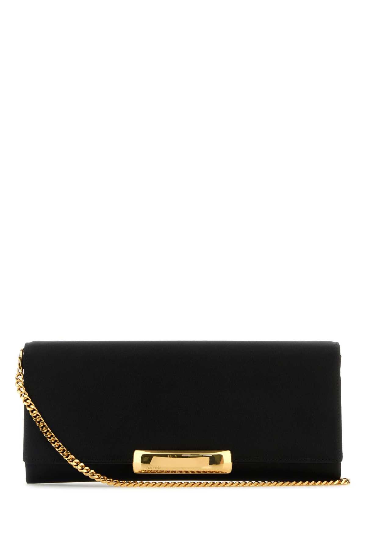 Black Satin Clutch