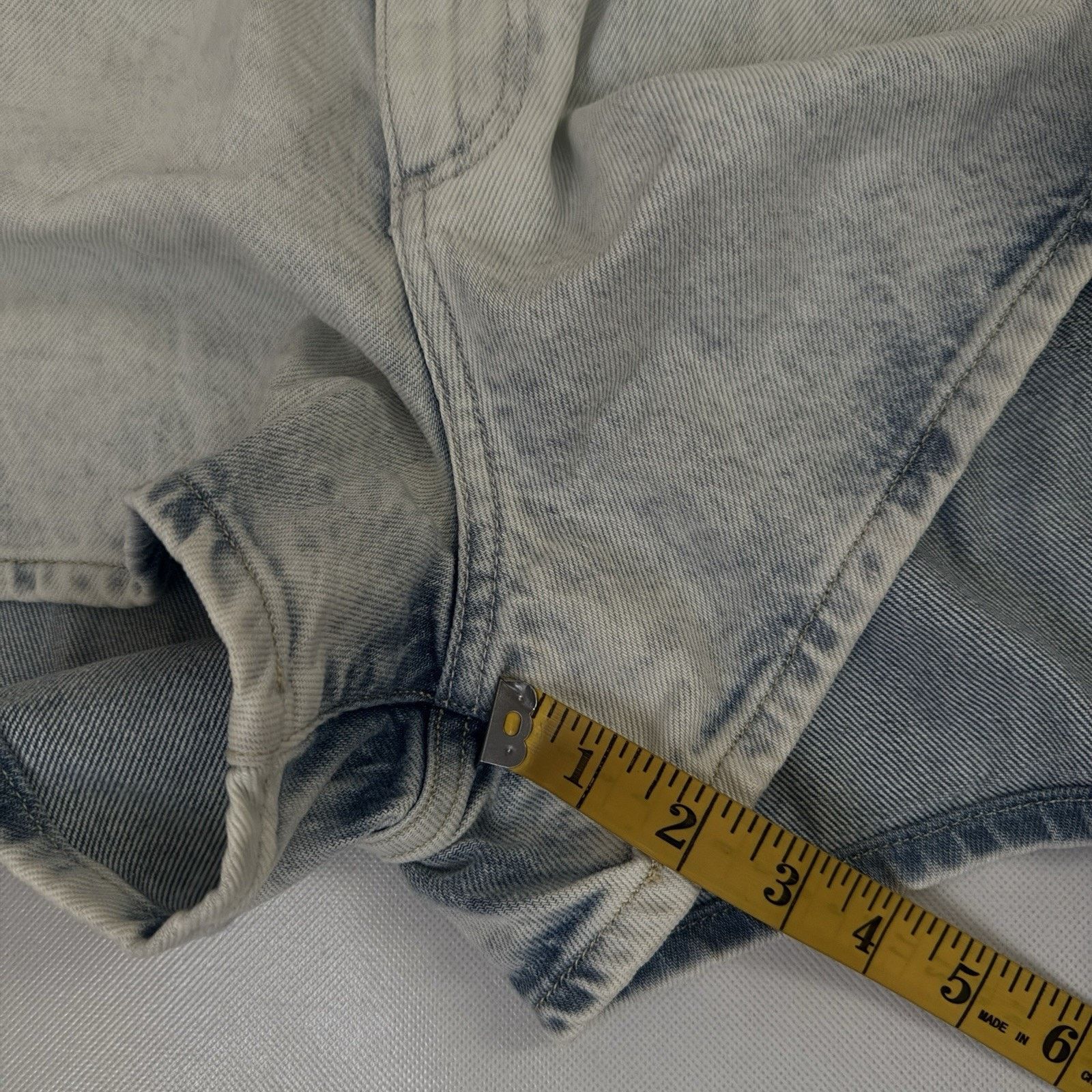 Wrangler Wrangler Festival Stretch Denim High Rise Western Shorts Size 35" - 8 Thumbnail