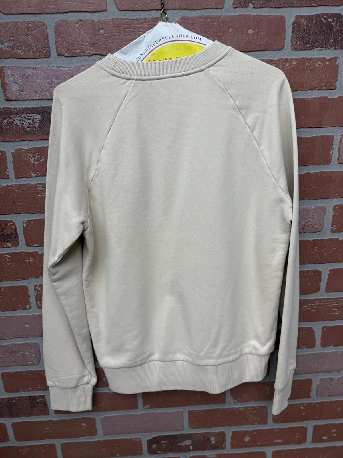 Balmain Balmain Beige Printed Logo Sweatshirt Size Small $750 Retail Size S / US 4 / IT 40 - 7 Thumbnail