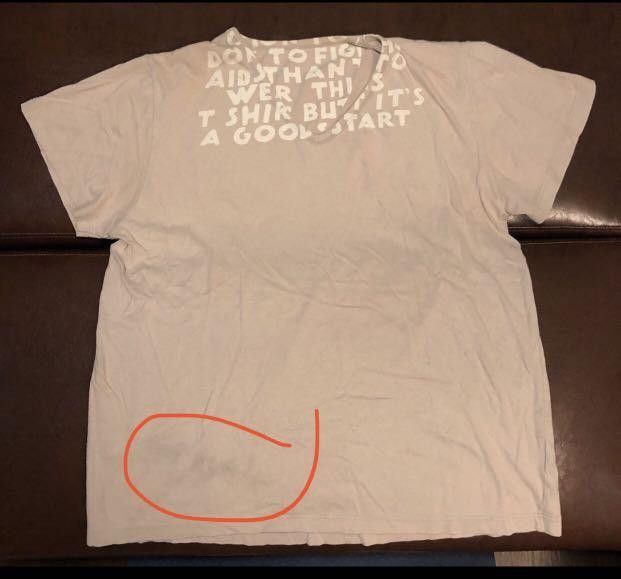 Maison Margiela Authentic Maison Margiela Aids Charity tee, Size US L / EU 52-54 / 3 - 4 Thumbnail