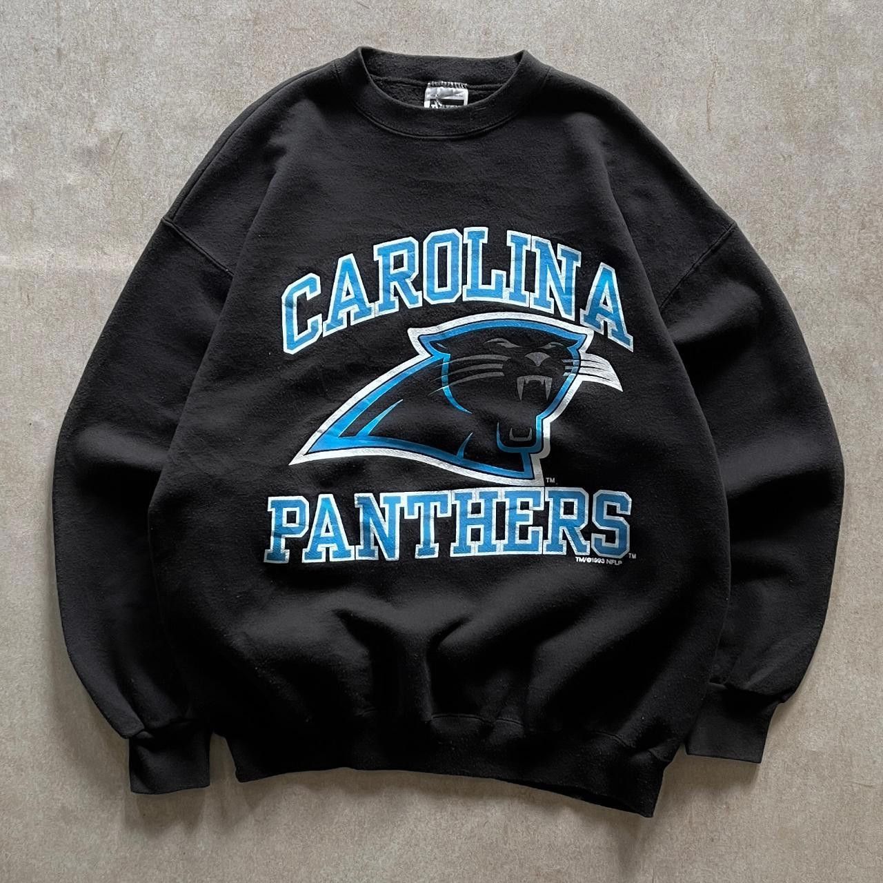 image of Tultex 1993 Carolina Panthers Sweater - XL in Black, Men's