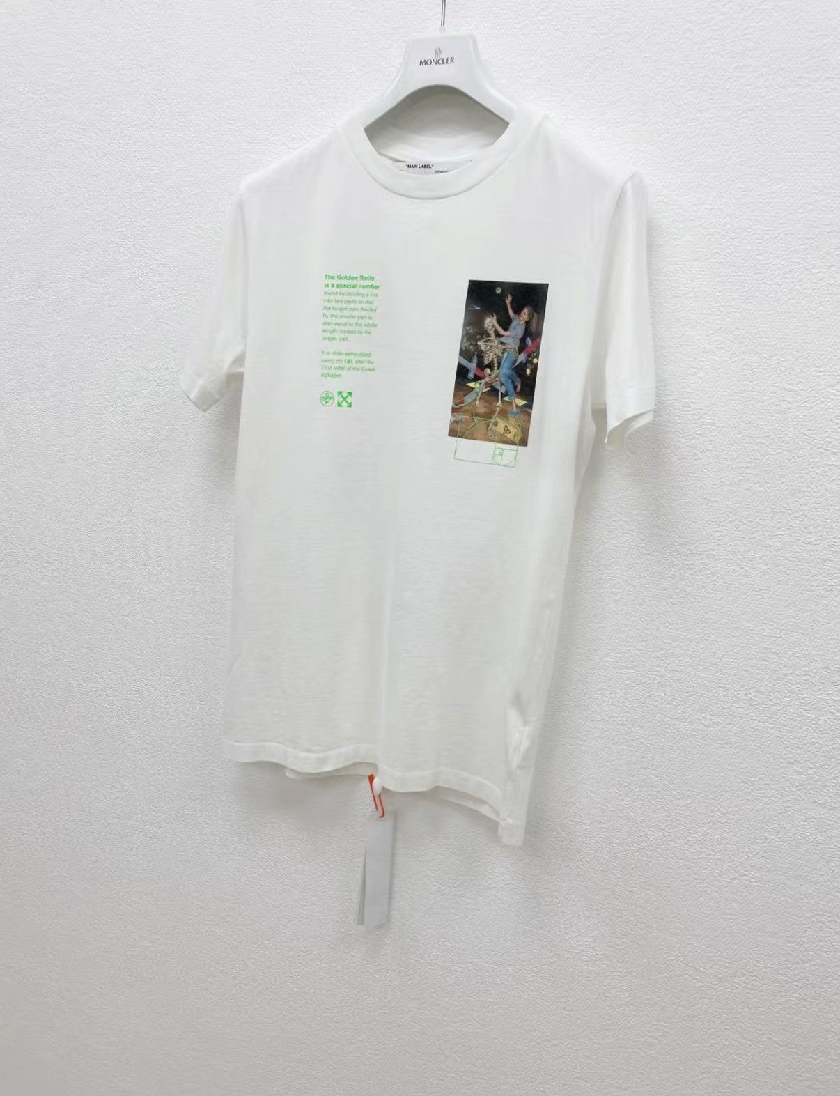 Off-White OFF-WHITE 100% Cotton Short Sleeve T-shirt J30 Size US M / EU 48-50 / 2 - 2 Thumbnail