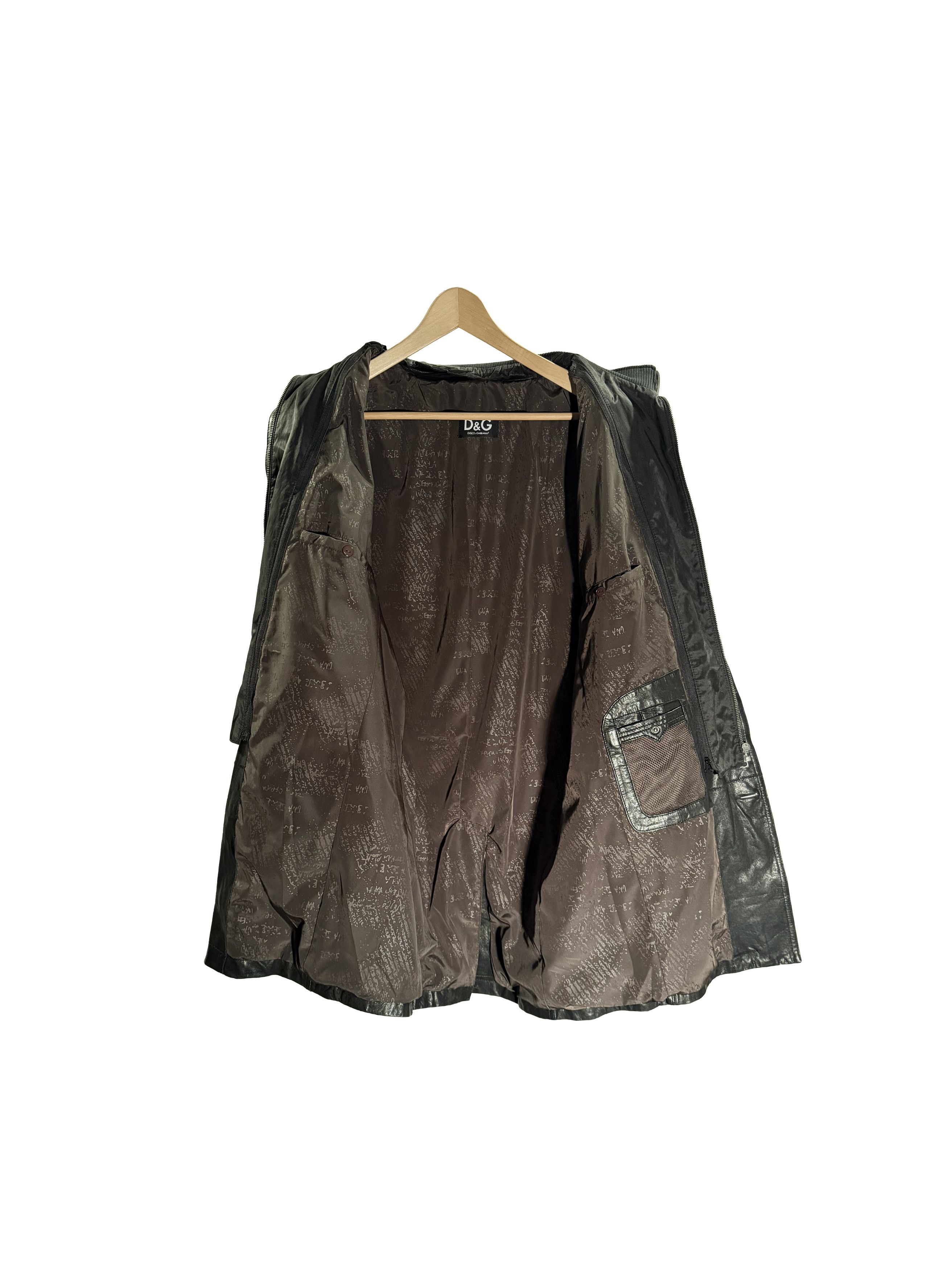 Dolce & Gabbana Dolce & Gabbana Military Leather Carcoat Size US S / EU 44-46 / 1 - 4 Thumbnail