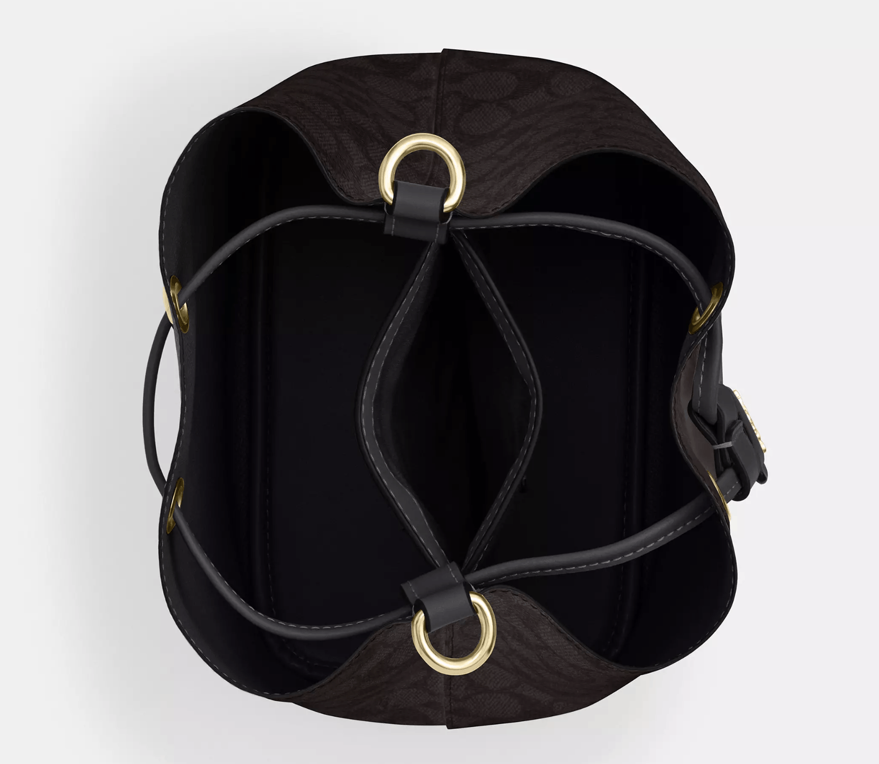 Coach NWT Coach Rowan Bucket Bag In Signature Canvas CBH07 Size ONE SIZE - 14 Thumbnail