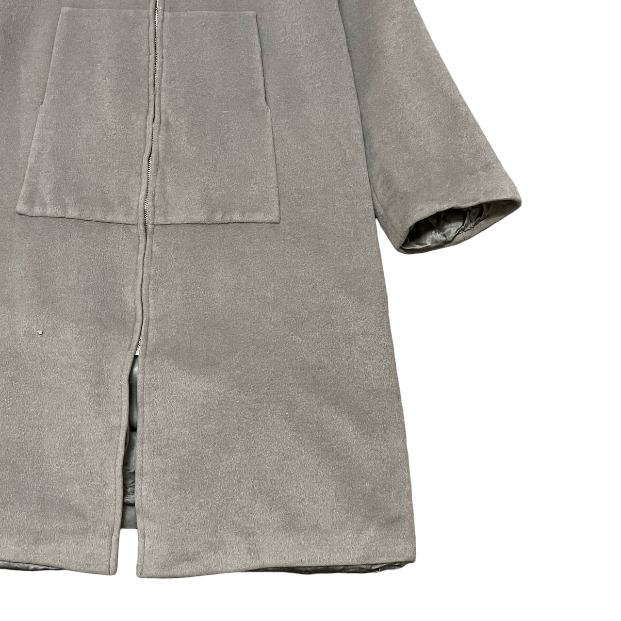 agnes b. Vintage Agnes B. Wool Hooded Zipper Coat Size US S / EU 44-46 / 1 - 4 Thumbnail
