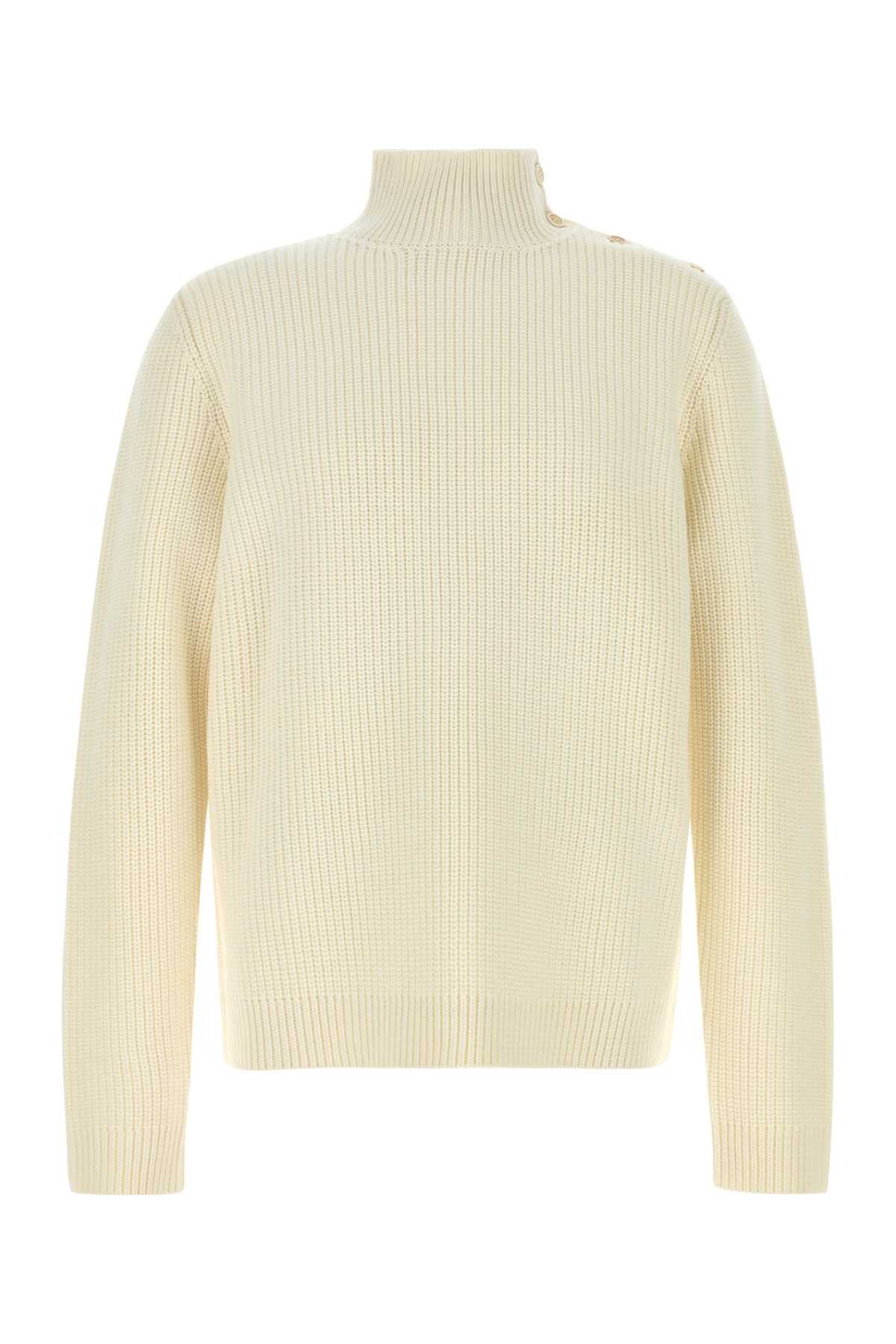 Prada Ivory Wool Sweater Size US XL / EU 56 / 4 - 1 Thumbnail