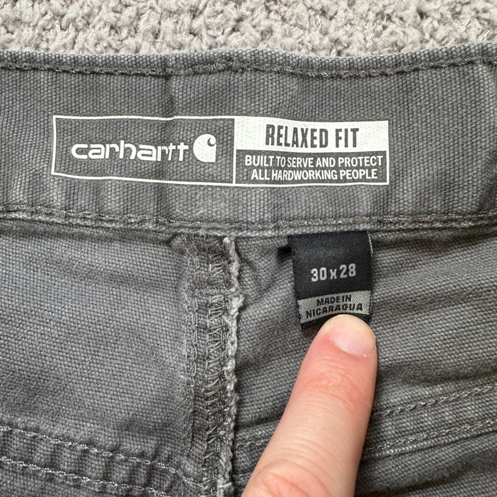 Carhartt Carhartt Rugged Flex Relaxed Fit Canvas Work Pants Men 30x28 Size US 30 / EU 46 - 5 Thumbnail