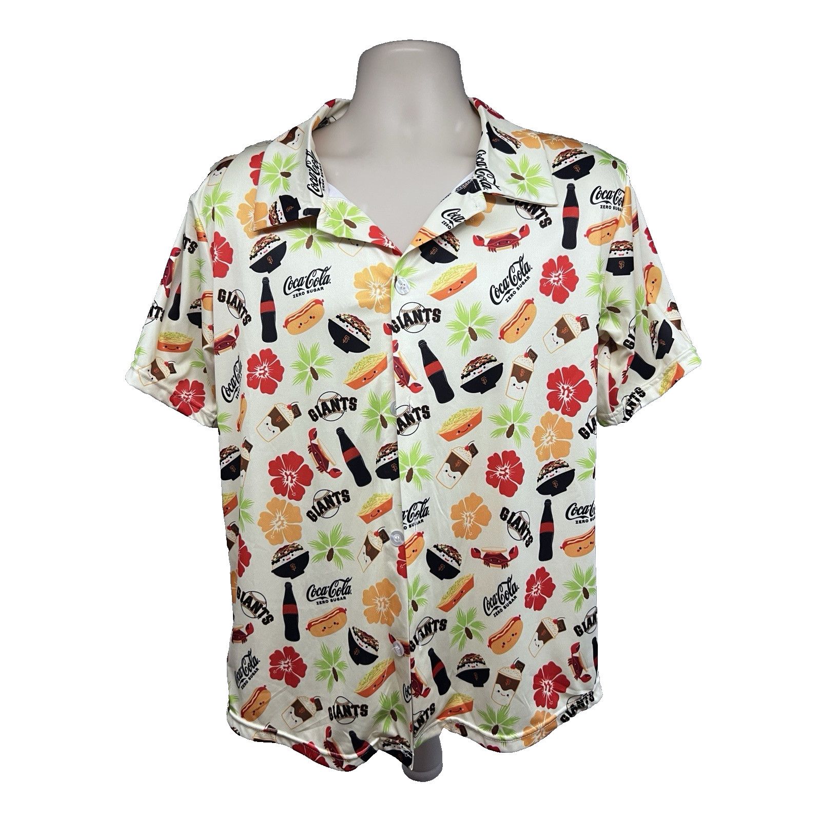Other SF Giants Baseball Park Hawaiian Foodie Button Up Shirt M Size US M / EU 48-50 / 2 - 1 Thumbnail