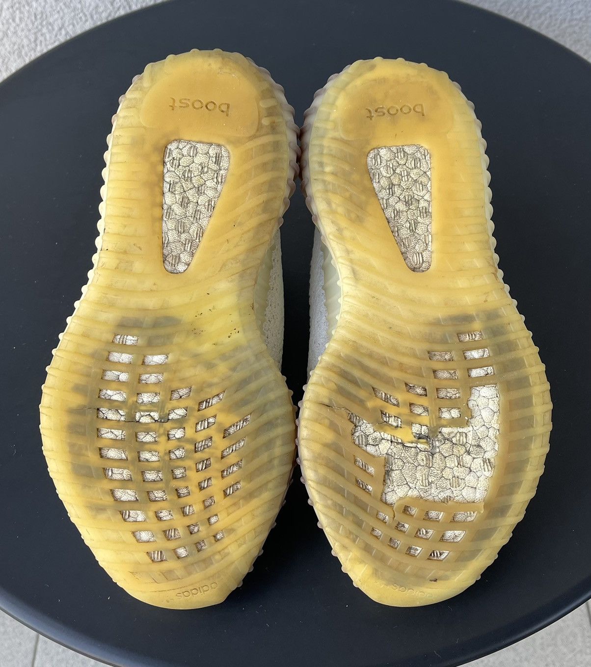 Adidas 2017 Adidas Yeezy Boost 350 v2 Cream/Triple White Shoes Size US 5.5 / IT 35.5 - 8 Thumbnail