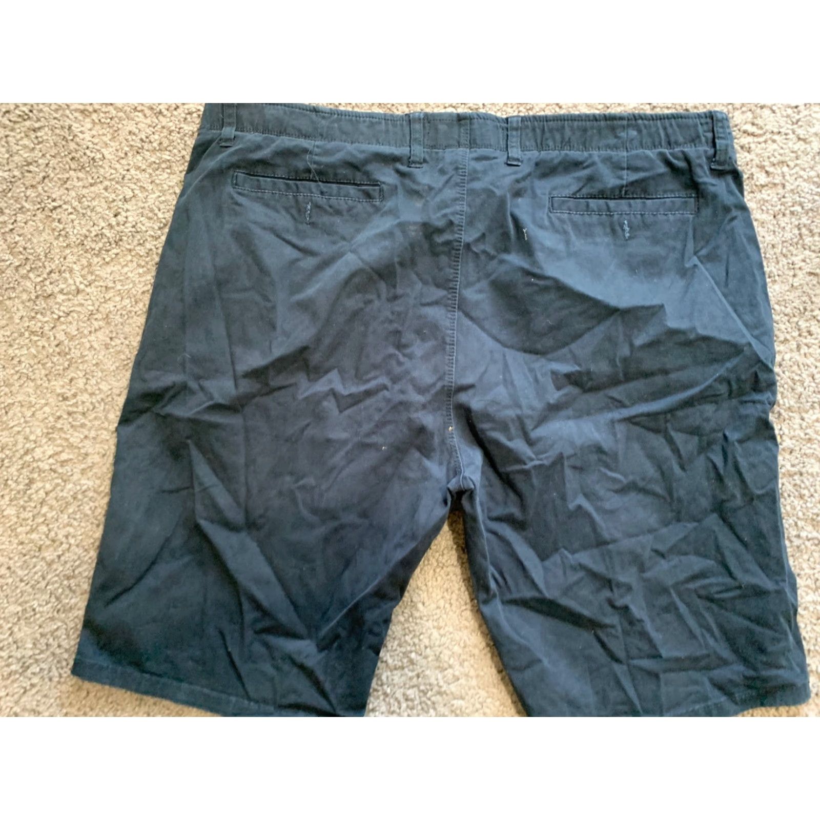 PD&C PD & C Mens Chino Shorts 42 stretch blue Chino Casual Men 42 in Blue Regular Fit Stretch 90s? Size US 42 / EU 58 - 3 Thumbnail