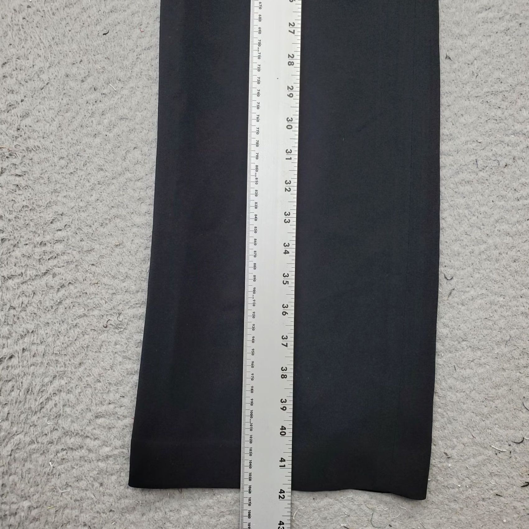 Calvin Klein Calvin Klein Dress Pants Womens Size 6 Black Flat Front Bootcut Formal Pants Size 28" / US 6 / IT 42 - 3 Thumbnail