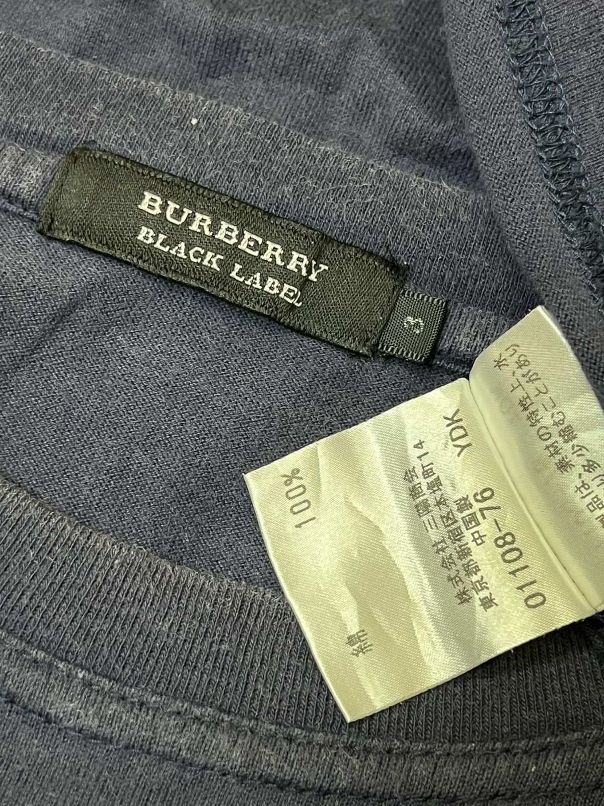 Burberry BURBERRY BLACK LABEL union jack flag tee shirts Size US M / EU 48-50 / 2 - 13 Thumbnail